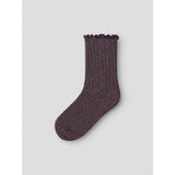 Name It Catawba Grape Lavender Fog + Birch Nmfrosie 3-Pack Socks