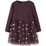 Name It Catawba Grape Nmfrosally Ls Dress