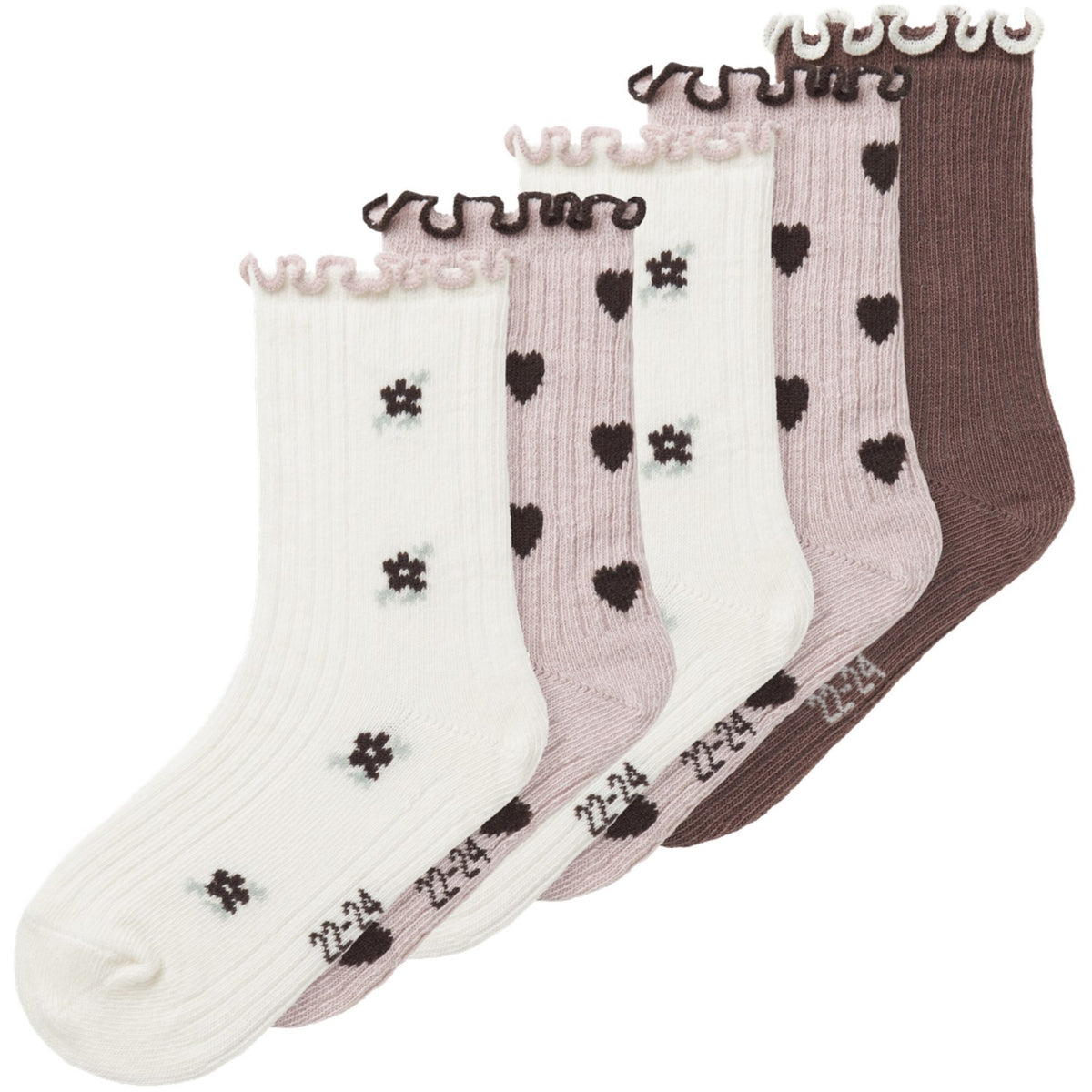 Name It Peppercorn Nmfnetti 5-Pack Socks