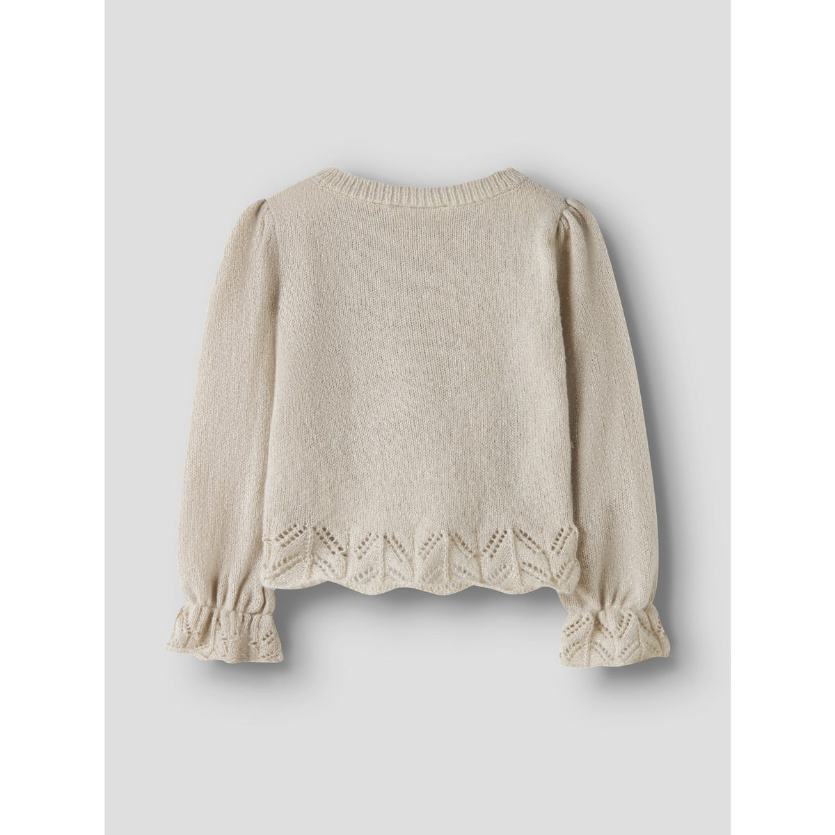 Name It Peyote Melange Silver Lurex Nmfruel Ls Knit