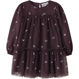 Name It Catawba Grape Nmframni Ls Dress