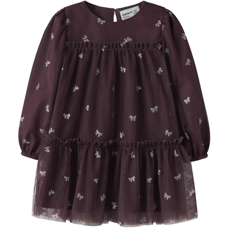Name It Catawba Grape Nmframni Ls Dress