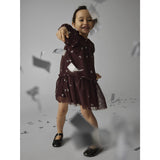 Name It Catawba Grape Nmframni Ls Dress