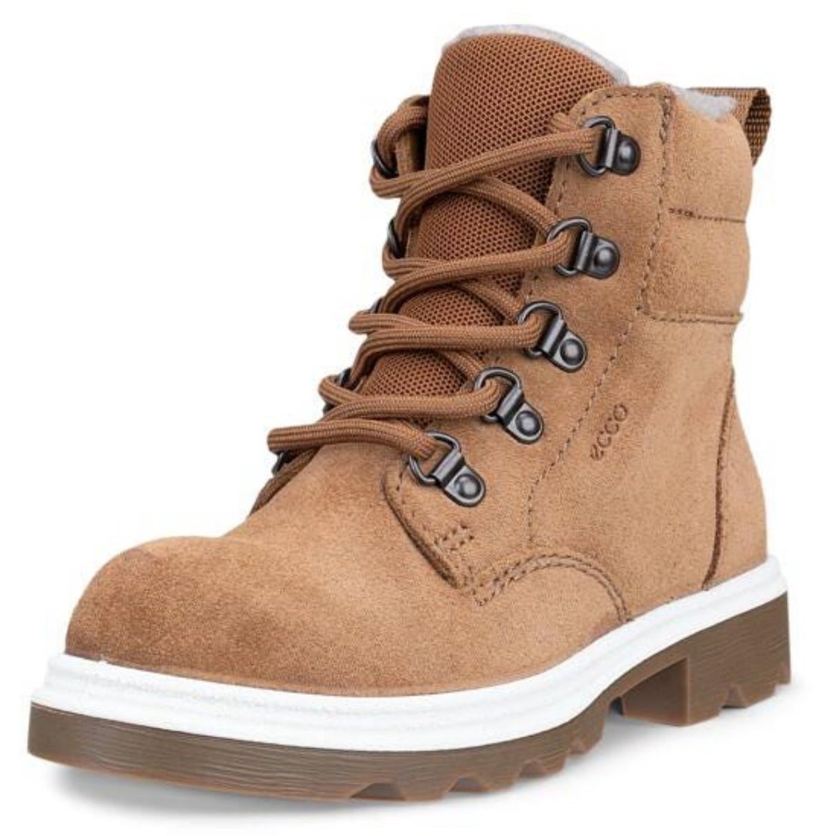 Ecco Camel Grainer K Lace Up Boot