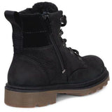 Ecco Black Grainer K Lace Up Boot