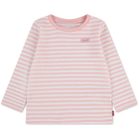 Levi's Powder Pink Stripe Ls Tee