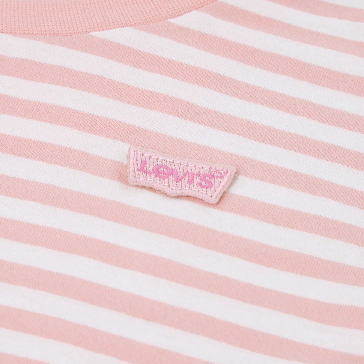 Levi's Powder Pink Stripe Ls Tee