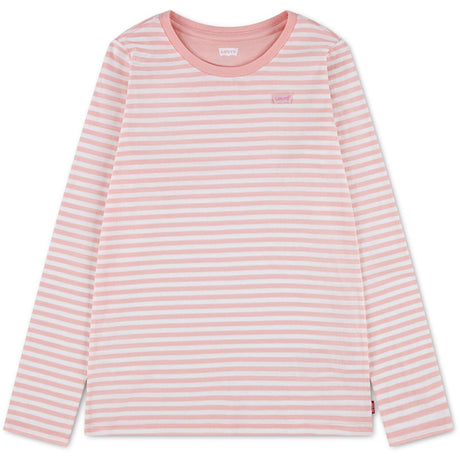 Levi's Powder Pink Stripe Ls Tee