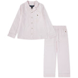 Polo Ralph Lauren Bath Pink/White Striped Oxford Oxford Bd Pant Sleep Set C