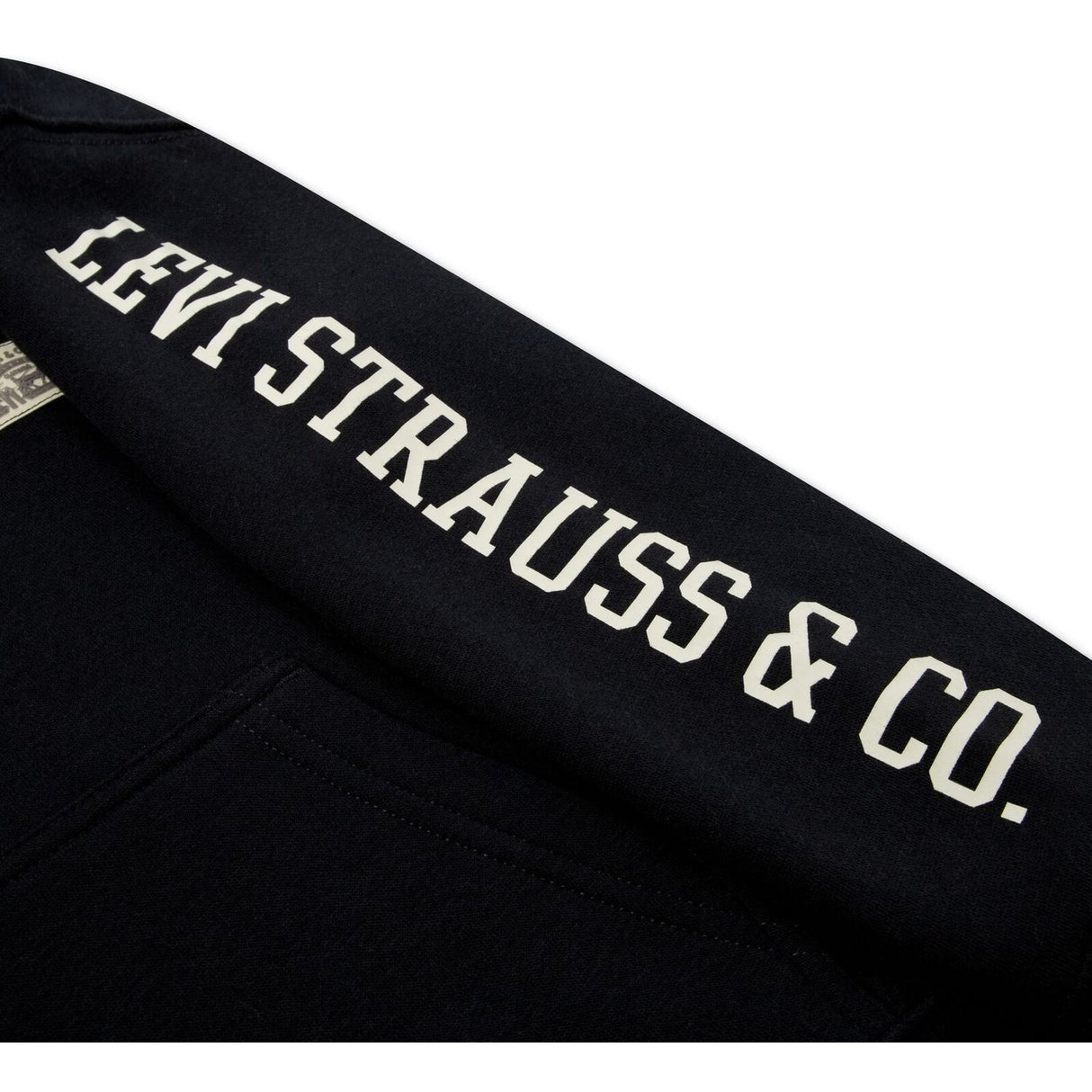 Levi's Jet Black Sleeve Hit Hoodie