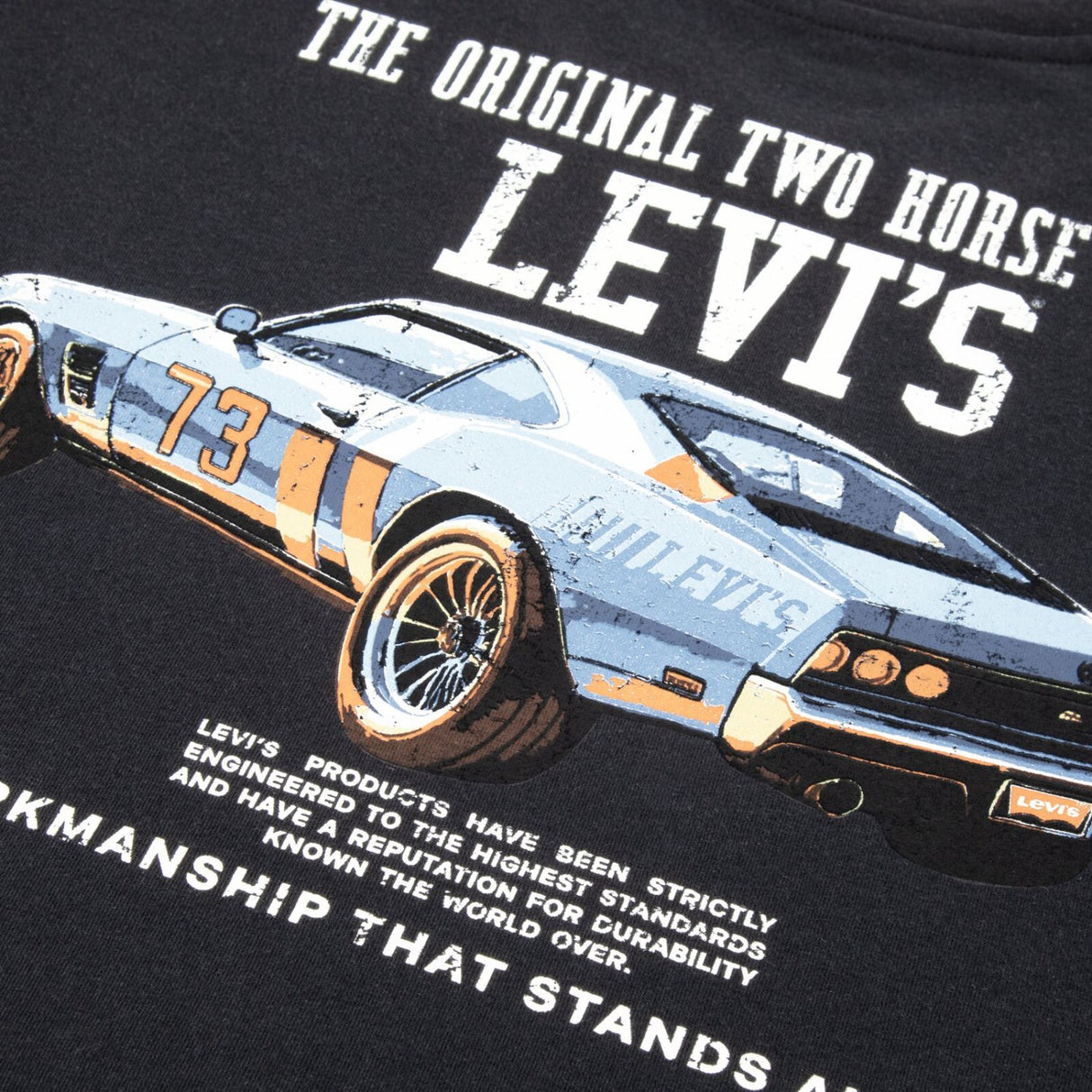 Levi's Jet Black Rev The Engine Tee