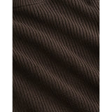 Les Deux Kids Molé Brown Rib Crewneck Knit Kids