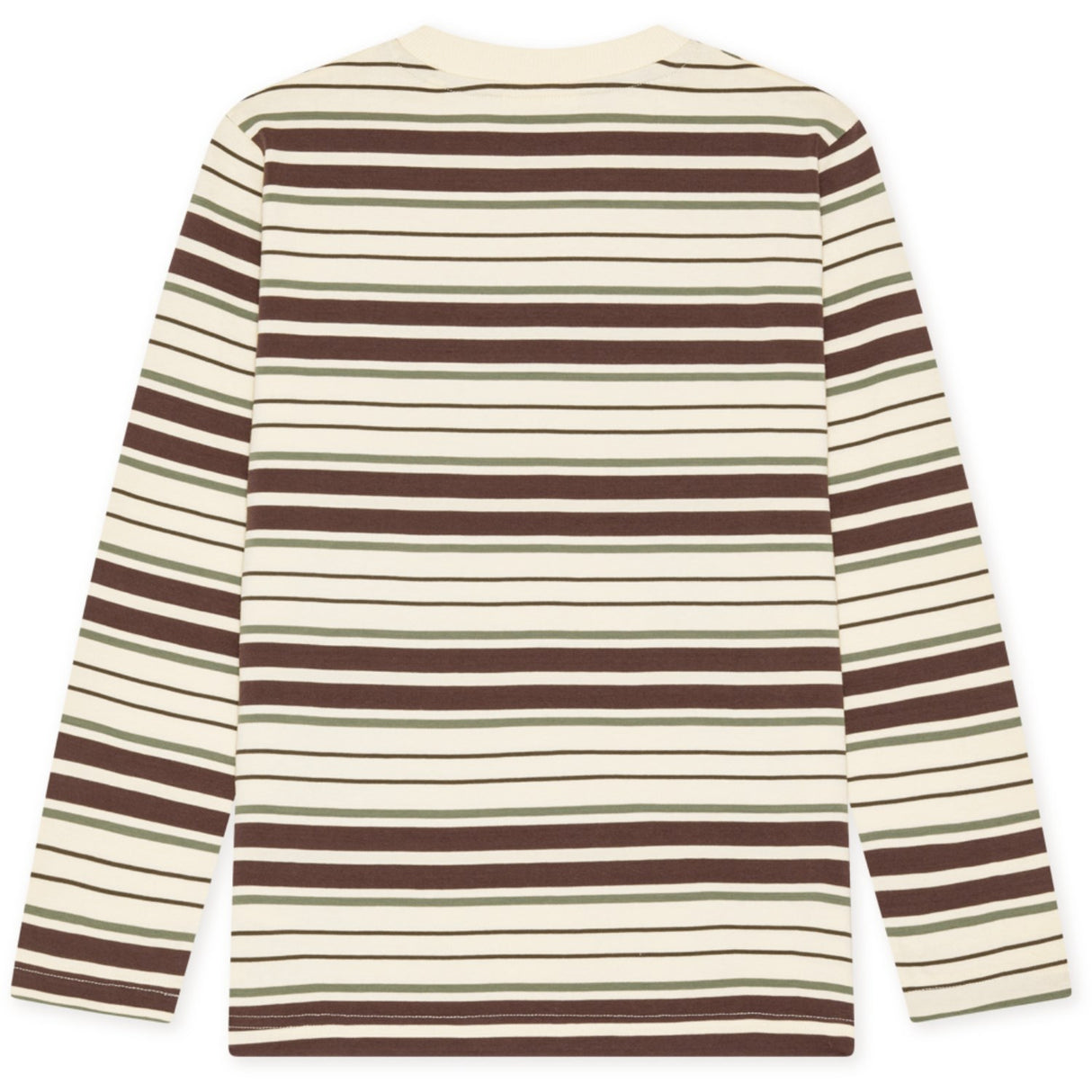 Les Deux Kids Eggnog White Stripe Ls T-Shirt Kids