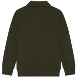 Les Deux Kids Rosin Green College Rugby Polo Sweatshirt Kids