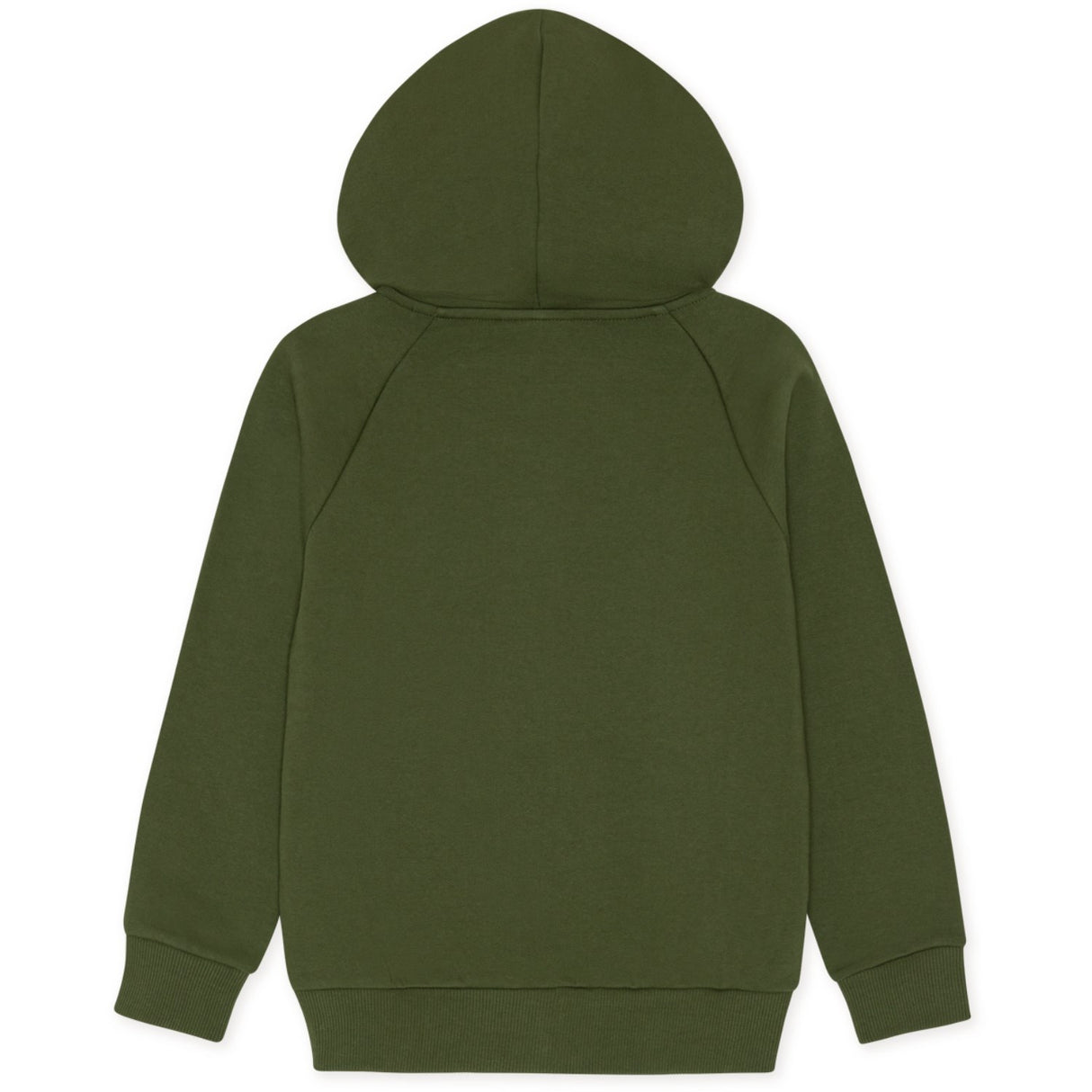 Les Deux Kids Rifle Green Core Contrast Zipper Hoodie Kids