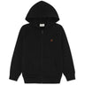 Les Deux Kids Black Core Contrast Zipper Hoodie Kids