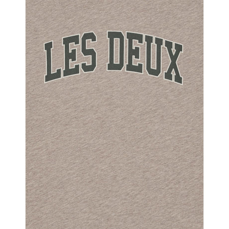 Les Deux Kids Dark Sand Melange College T-Shirt Kids