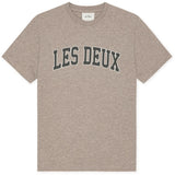 Les Deux Kids Dark Sand Melange College T-Shirt Kids