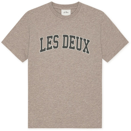 Les Deux Kids Dark Sand Melange College T-Shirt Kids