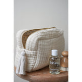 Cam Cam Copenhagen Anique White Capri Muslin Toiletry Bag