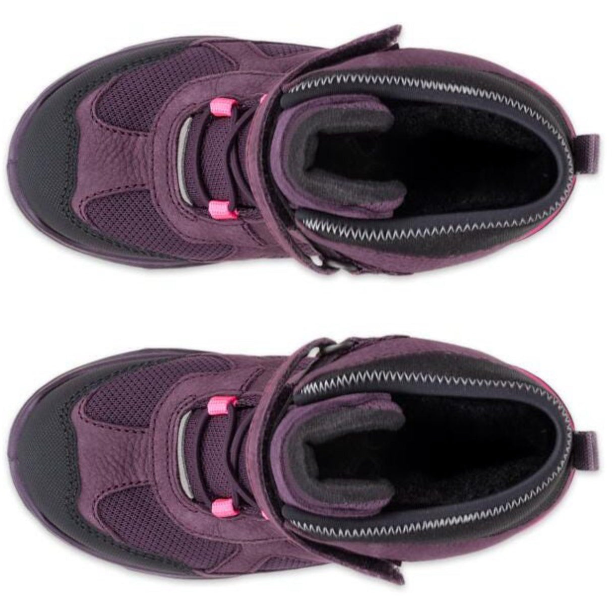 Ecco Black/Mauve/Mauve Snow Mountain K 1S Lace