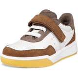 Ecco Camel/White/Marron Street Court K Leather