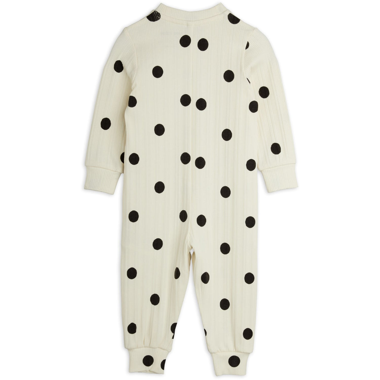 Mini Rodini Off-White Dots AOP Dog Jumpsuit
