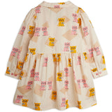Mini Rodini Multi Kittens AOP Woven Ls Dress