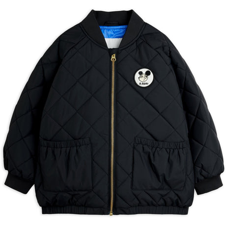 Mini Rodini Black Ritzratz Patch Quilted Puffer