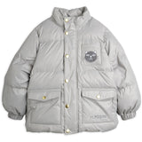 Mini Rodini Grey Cat Ears Heavy Puffer