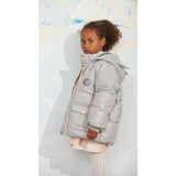 Mini Rodini Grey Cat Ears Heavy Puffer