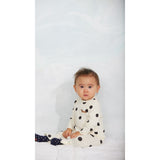 Mini Rodini Off-White Dots AOP Dog Ls Tee