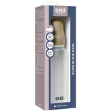 Bibs Vanilla GLOW Baby Bottle Round Silicone 1-Pack 270 Ml Medium Flow