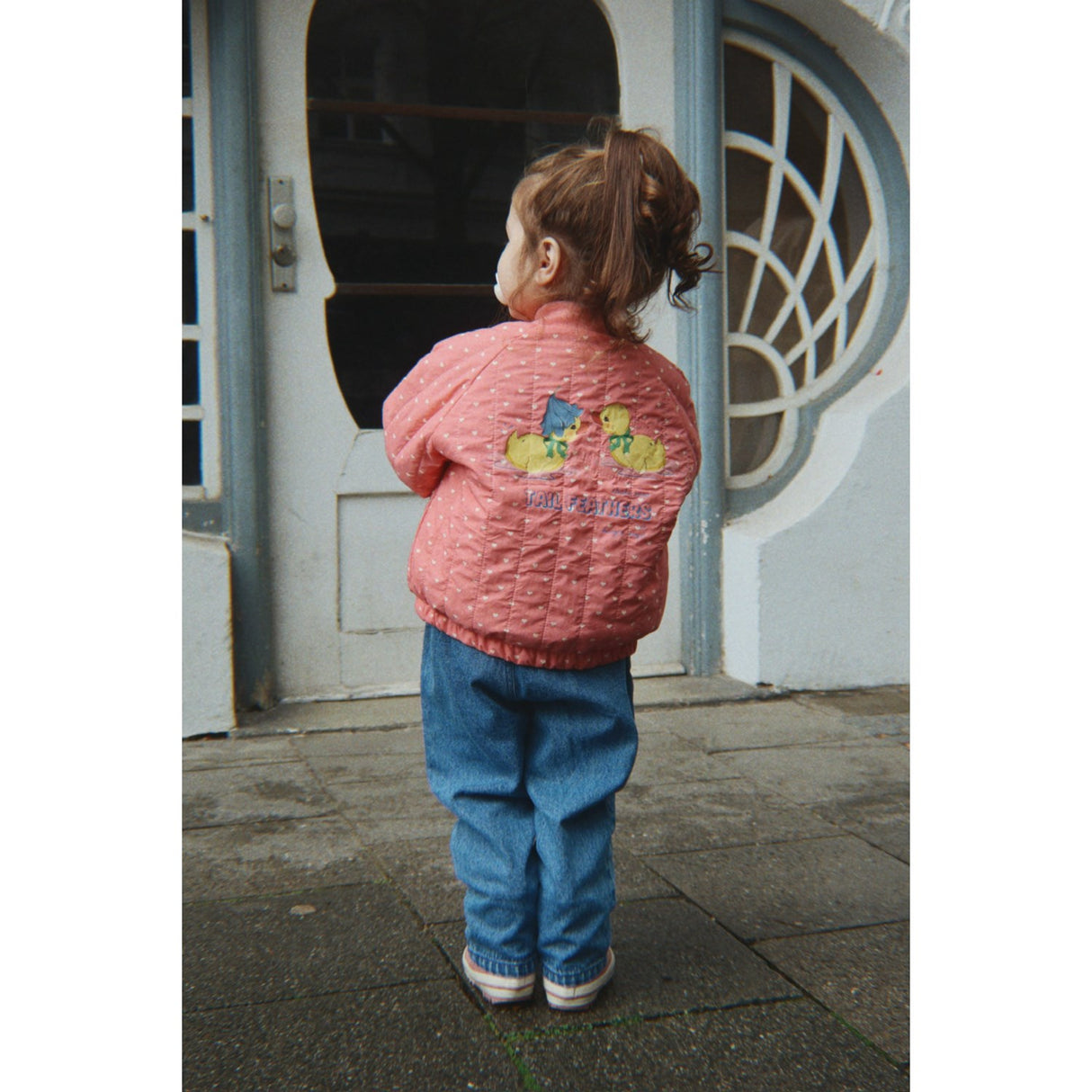 Konges Sløjd Coeur Feathers Juno Duckling Printed Bomber Jacket