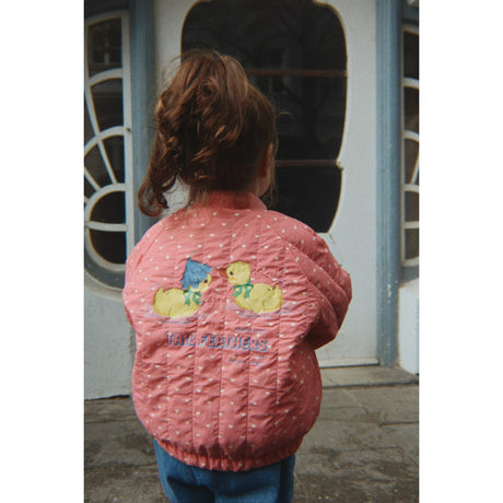 Konges Sløjd Coeur Feathers Juno Duckling Printed Bomber Jacket