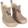 Konges Sløjd Stripe La Mer Roi Printed Rain Boot