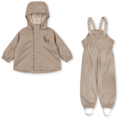 Konges Sløjd Stripe La Mer Rainy Palme Dog Set