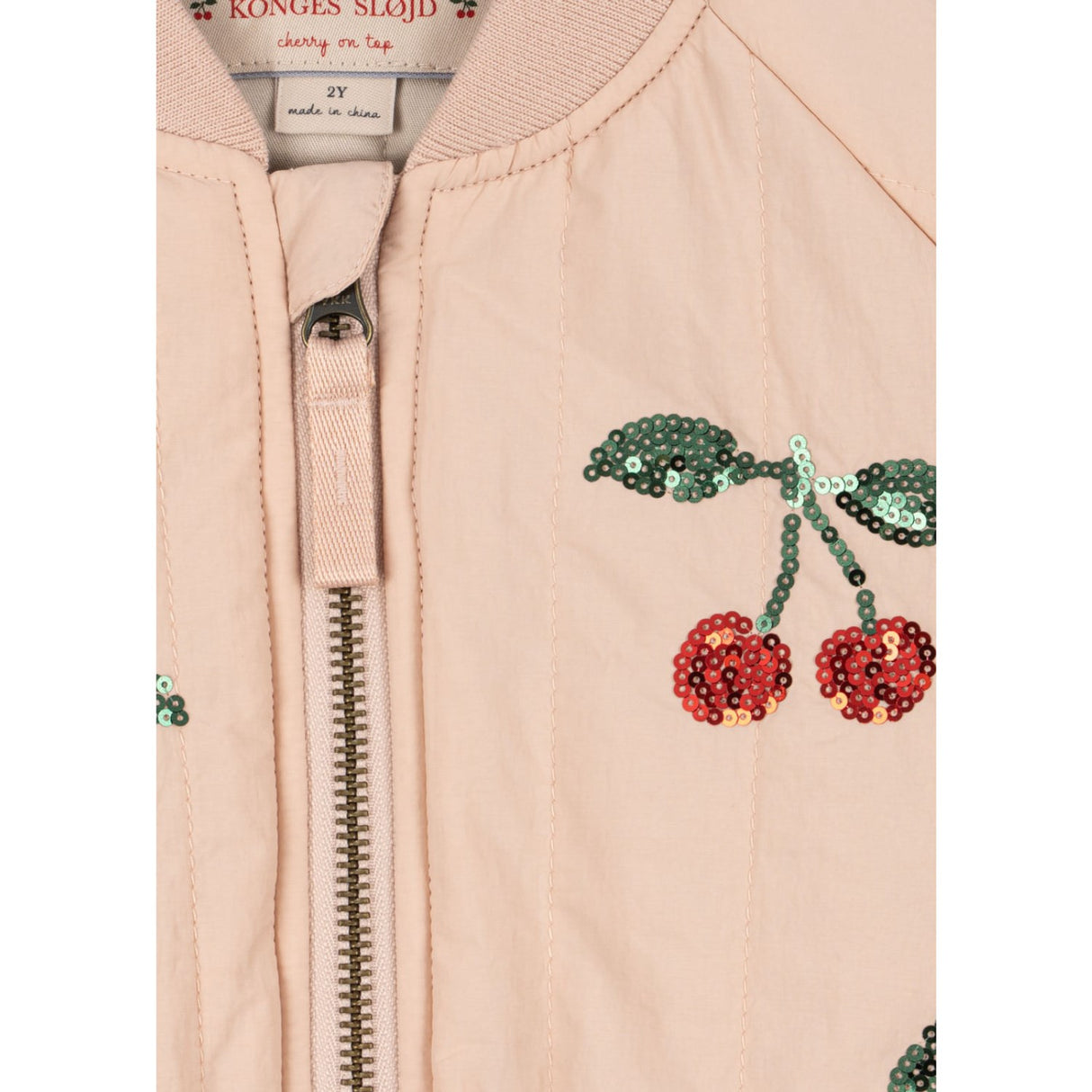 Konges Sløjd Cameo Rose Juno Sequin Bomber Jacket