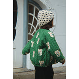 Konges Sløjd Dot Miao Verde Juno Printed Bomber Jacket