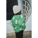 Konges Sløjd Dot Miao Verde Juno Printed Bomber Jacket