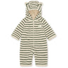Konges Sløjd Erba Stripe Jody Teddy Onesie Grs