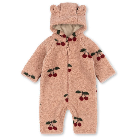 Konges Sløjd Ma Grande Cerise Blush Jody Teddy Onesie Grs
