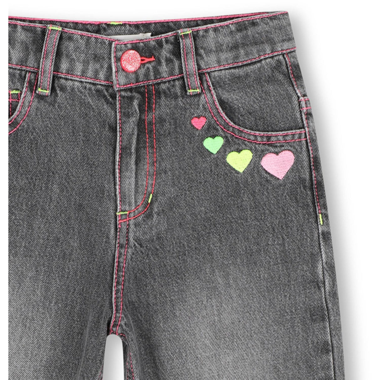 Billieblush Denim Grey Denim Trousers