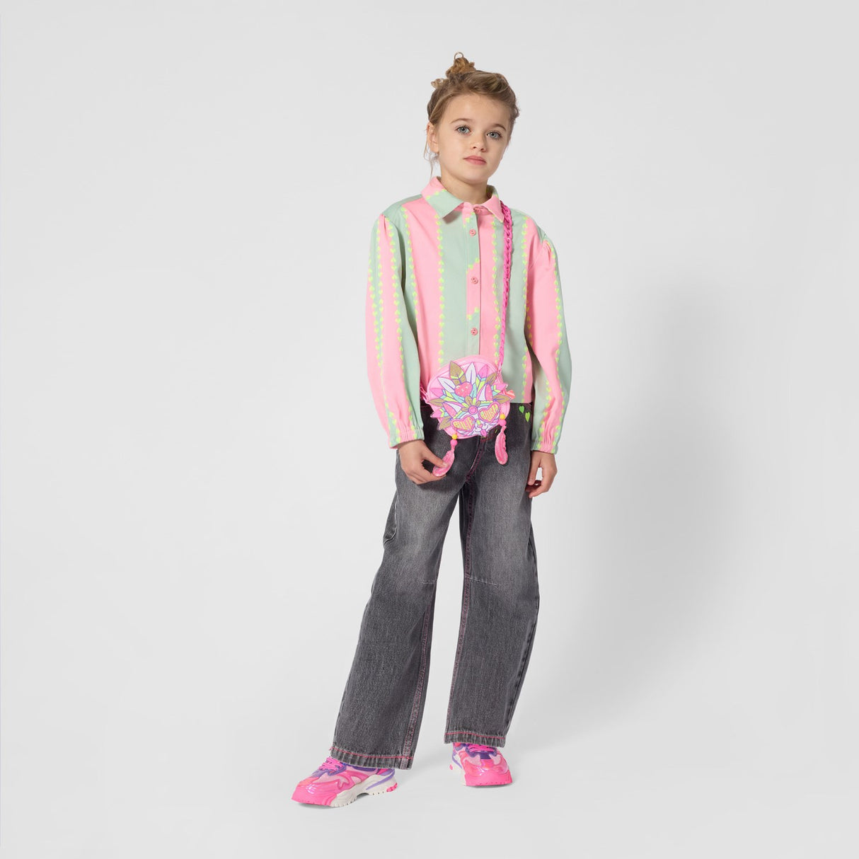 Billieblush Denim Grey Denim Trousers