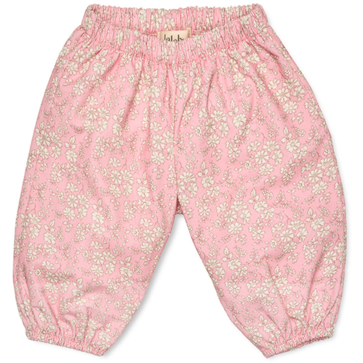 Lalaby Pink Flower Cord Pixi Pants