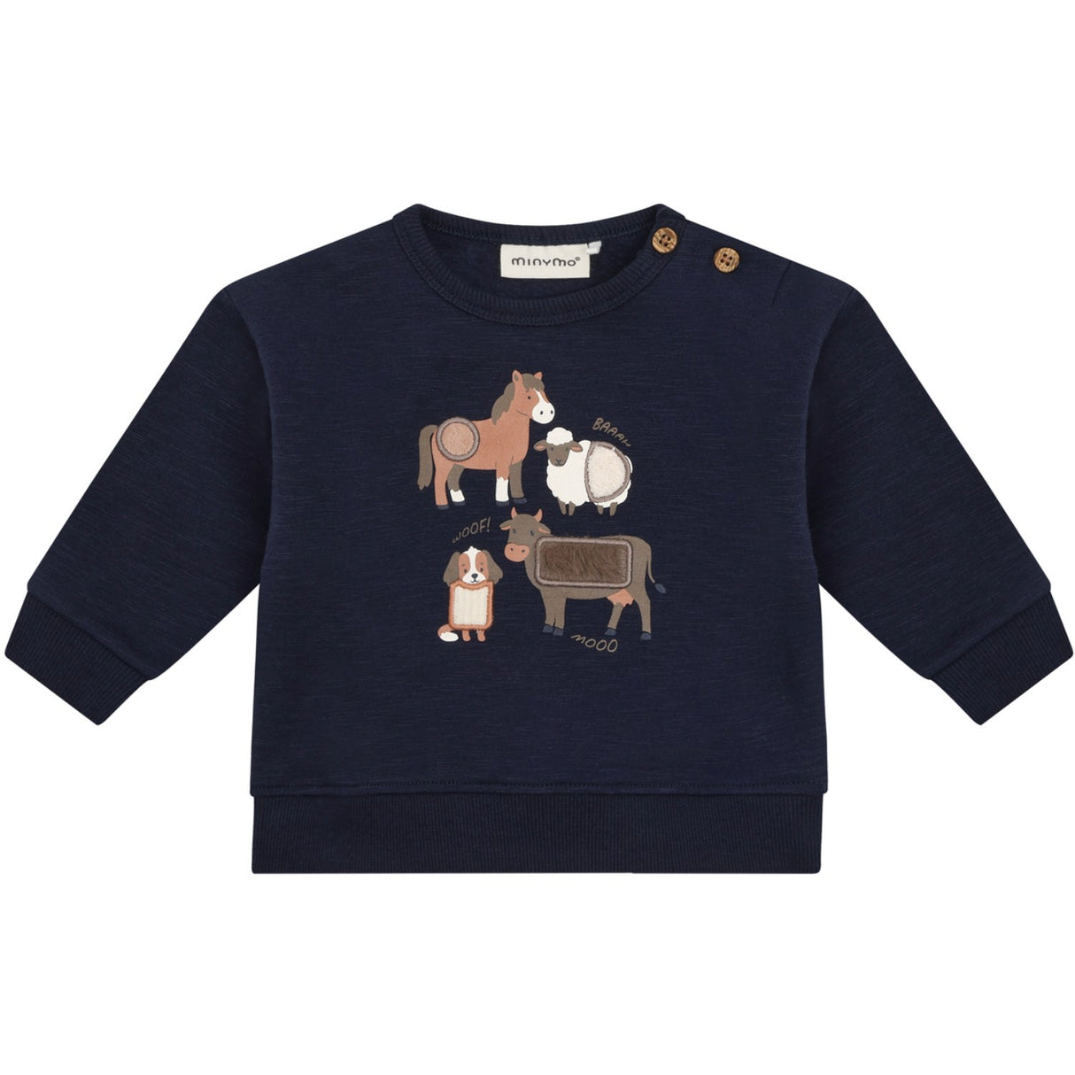 Minymo Dark Sapphire Sweatshirt Ls