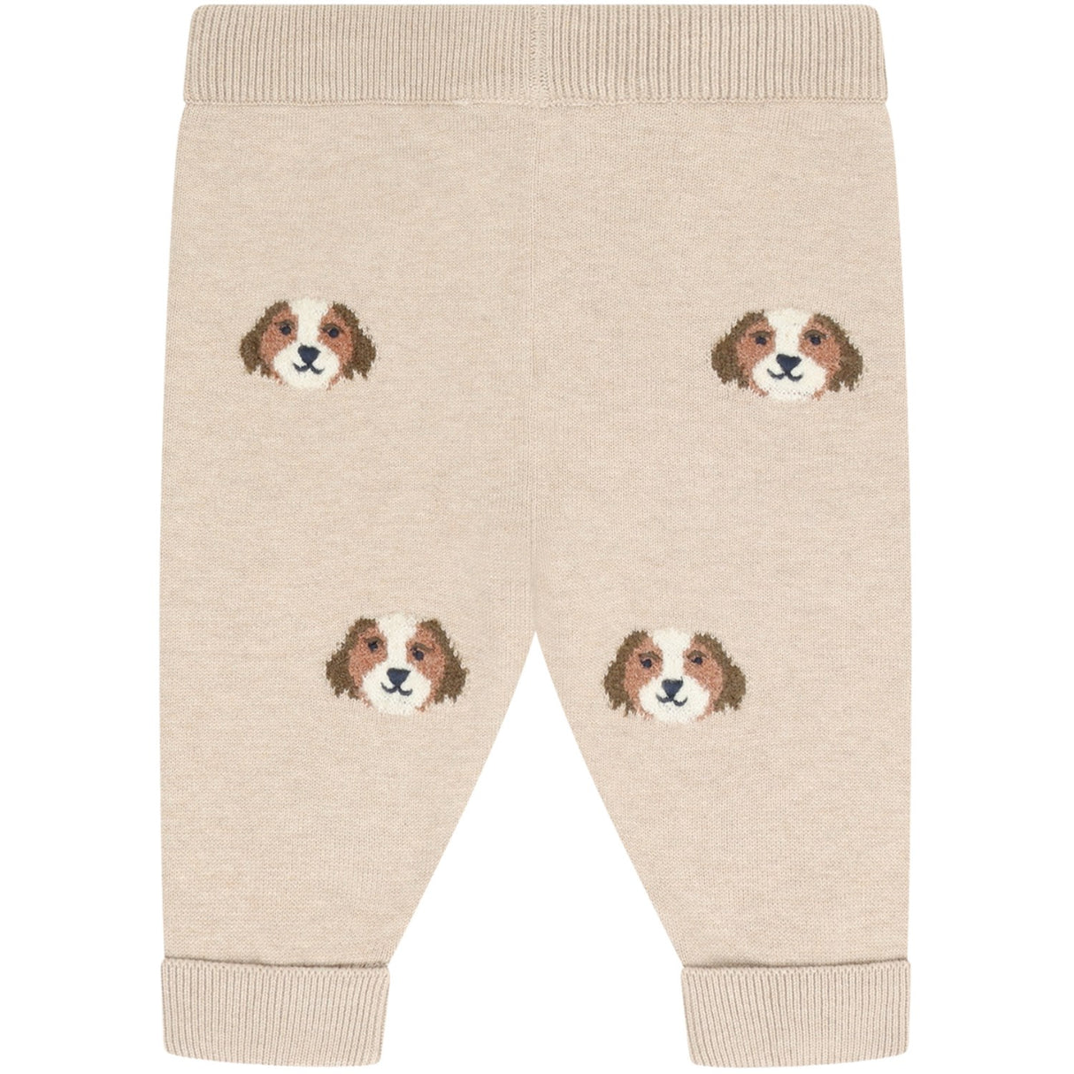 Minymo Beige Melange Pants Knit