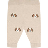 Minymo Beige Melange Pants Knit