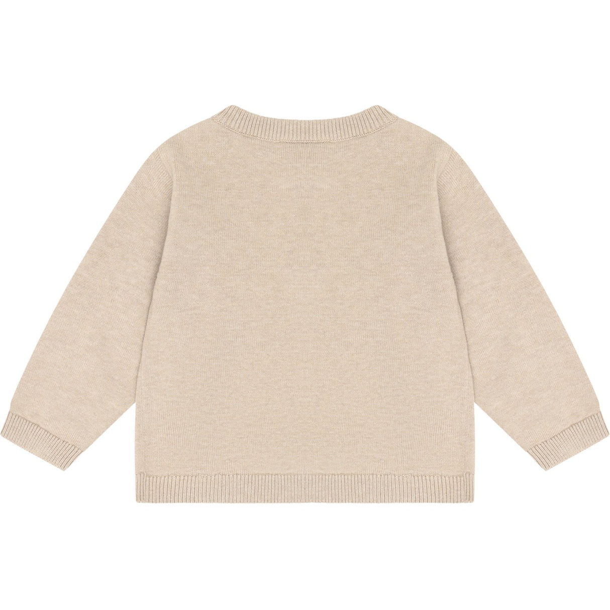 Minymo Beige Melange Cardigan Knit