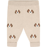 Minymo Beige Melange Pants Knit